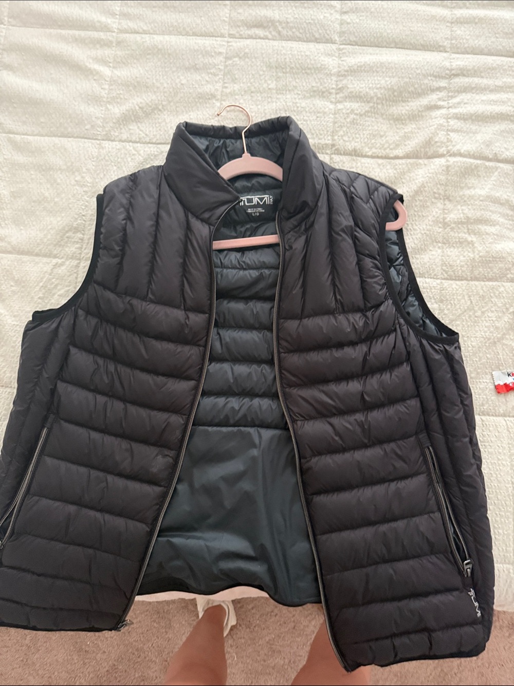 Tumi Women's Black Quilted Puffer Vest